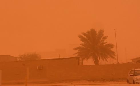 دخول موجة الغبار حفر الباطن