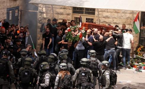 جنازة شيرين ابو عاقلة في القدس اليوم