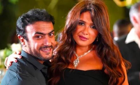 الفنانين أحمد العوضي وياسمين عبد العزيز