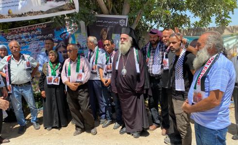 وفد من القدس والداخل الفلسطيني ينظم وقفة دعم مع جنين ومخيمها
