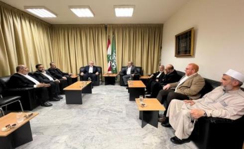 تفاصيل لقاء هنيه ووفد حماس مع الجماعة الإسلامية في بيروت