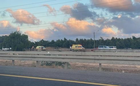 من مكان وقوع الحادث صباح اليوم الأحد