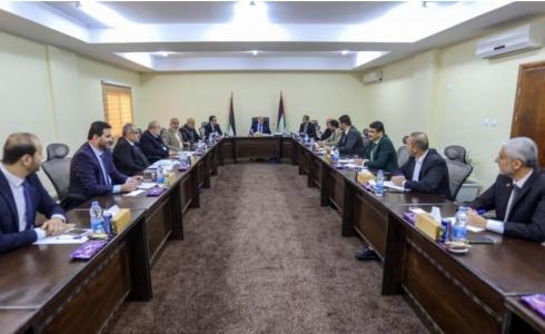 جلسة لجنة متابعة العمل الحكومي بغزة