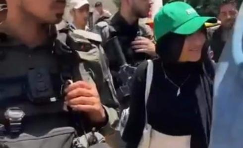 اعتقال فتاة من باب العامود في القدس