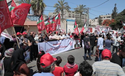 الشعبية في محافظة غزة تنُظم اعتصاماً جماهيرياً حاشداً إسناداً للأسرى