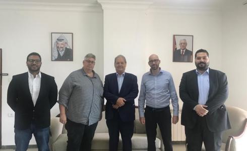 فتوح التقى بمسؤول العلاقات الدولية في اتحاد النقابات النمساوية