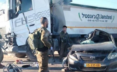 مصرع عامل وإصابة 3 أخرين بحادث سير جنوب الخليل