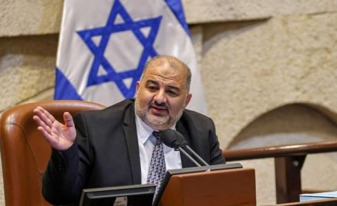 زعيم حزب القائمة العربية الموحدة منصور عباس