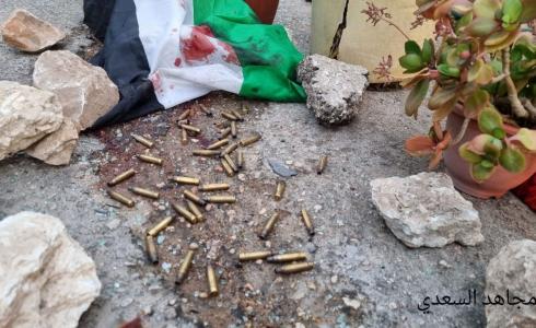 من مكان استشهاد الشبان الثلاثة