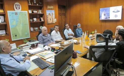 بلدية غزة تناقش تصميمًا مقترحًا لتقاطع شارعي جمال عبد الناصر والرشيد