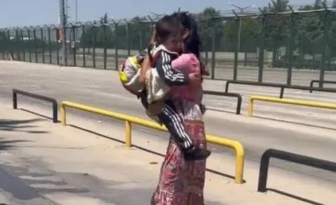 لحظة المذيعة الاردنية احلام العجارمة مع ابنها في تركيا