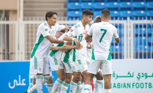 الجزائر تهزم لبنان بهدفين في كأس العرب للشباب 2022