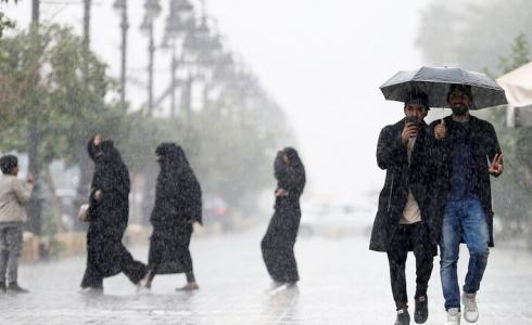 تساقط الأمطار في السعودية  - توضيحية