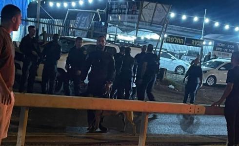 من مكان هدم صالة الأفراح فجر اليوم