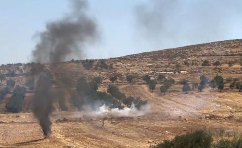 إصابات خلال مواجهات مع قوات الاحتلال والمستوطنين شرق رام الله