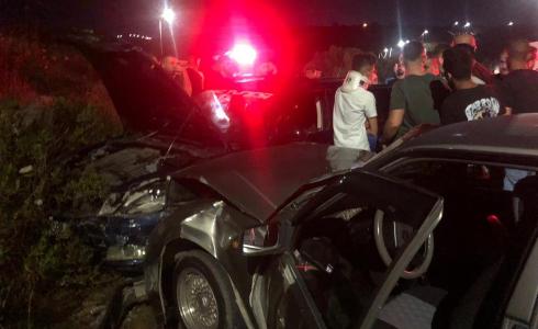 إصابة تسعة مواطنين في حادث سير شمال نابلس