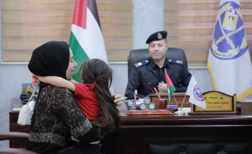 الشرطة المجتمعية في غزة تجمع شمل أم أردنية بطفلتها