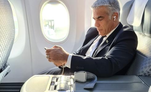 رئيس الوزراء الاسرائيلي الانتقالي يائير لابيد