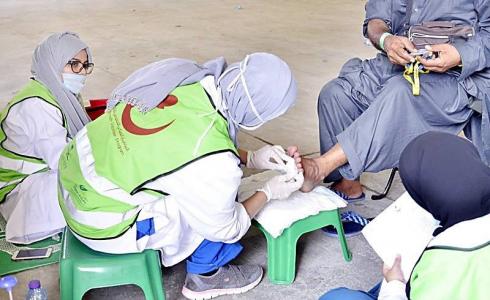 450 متطوعاً من طلبة الطب لخدمة الحجاح في مكة المكرمة