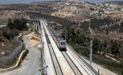 قطار اسرائيلي في القدس