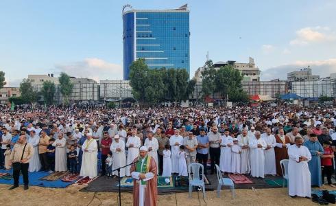 صلاة عيد الأضحى في غزة