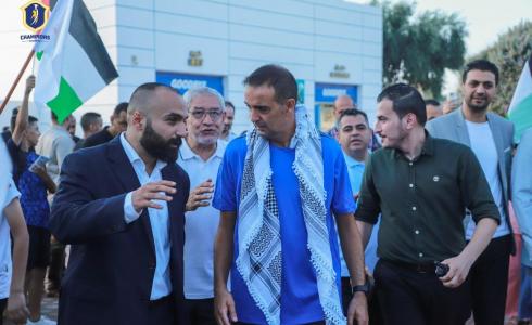 مدرب ريال مدريد للناشئين يصل قطاع غزة