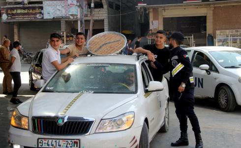 احتفالات نتائج التوجيهي في غزة اليوم