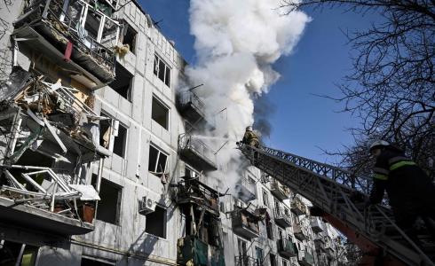 قصف روسي على أوكرانيا - أرشيفية.