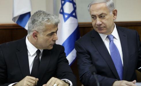 بنيامين نتنياهو ويائير لابيد - توضيحية