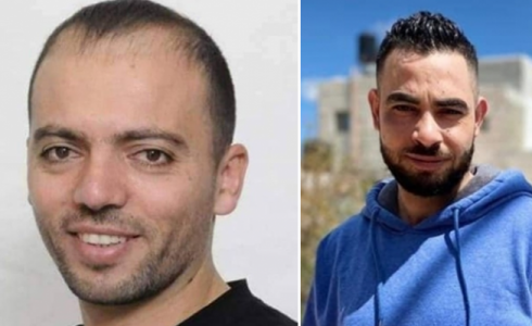 الأسيران خليل عواودة ورائد ريان.- ارشيف