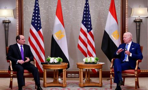 اجتماع بايدن والسيسي في جدة