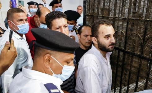 المتهم في قتل نيرة أشرف داخل المحكمة