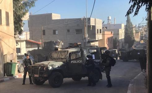 قوات الاحتلال في سلفيت صباح اليوم