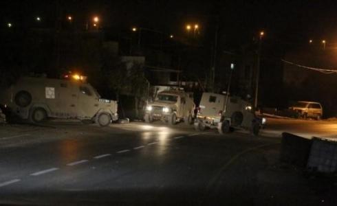 جيش الاحتلال على حاجز عسكري في نابلس - ارشيف