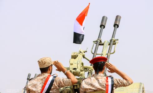 جانب من عرض عسكري للقوات المسلحة اليمنية