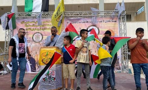 "فتح" تنظم مهرجانا تأبينيا للشهيدين علاونة وغنام في جنين