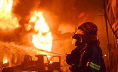 حريق سوق الصواريخ - تعبيرية