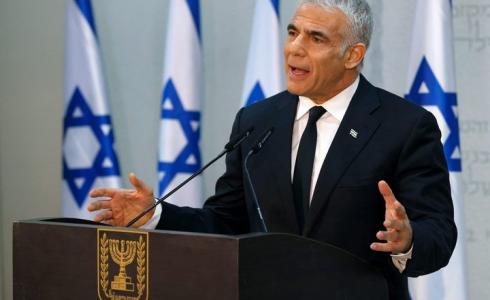 رئيس الوزراء الاسرائيلي يائير لابيد