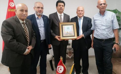 تفاصيل لقاء جمعية رجال الاعمال الفلسطينيين مع السفير التونسي برام الله
