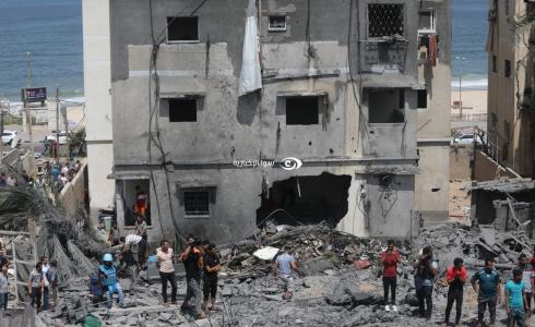 من القصف الإسرائيلي على غزة اليوم