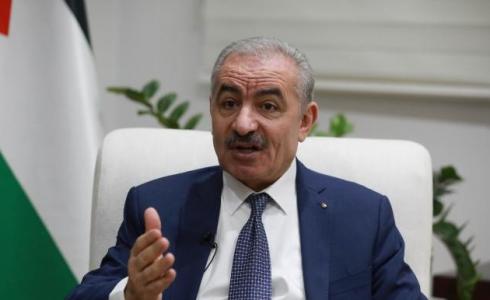 تفاصيل لقاء اشتية مع رئيس الوزراء الجزائري
