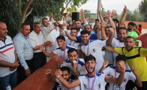 جانب من احتفال نادي نماء بالكأس