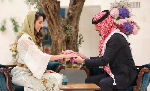 أول تعليق من ولي عهد الأردن بعد إعلان خطبته على رجوة آل سيف