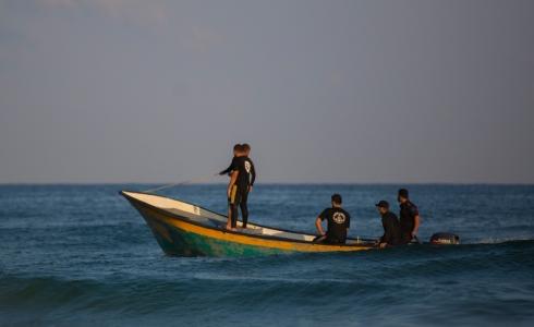 عناصر من الشرطة البحرية في غزة