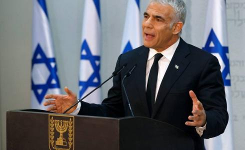 "يائير لابيد" رئيس الوزراء الاسرائيلي