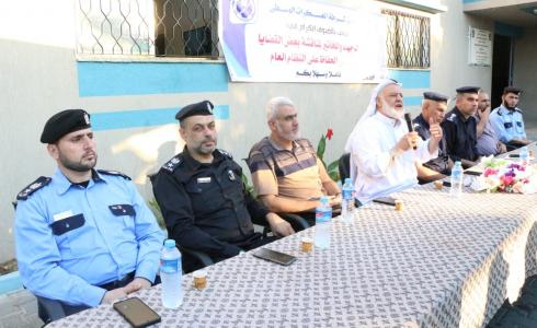 النائب عن كتلة حماس في المجلس التشريعي سالم سلامة يشارك في لقاء للوجهاء