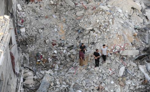 دمار كبير في غزة جراء القصف الإسرائيلي