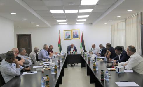 حسين الشيخ يلتقي بأمناء سر فتح في أقاليم الضفة الغربية