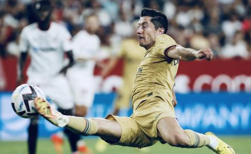 روبرت ليفاندوفسكي في صدارة ترتيب هدافي الدوري الاسباني 2022-2023