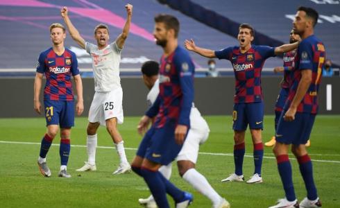 مباراة برشلونة وبايرن ميونخ في منافسات دوري أبطال أوروبا